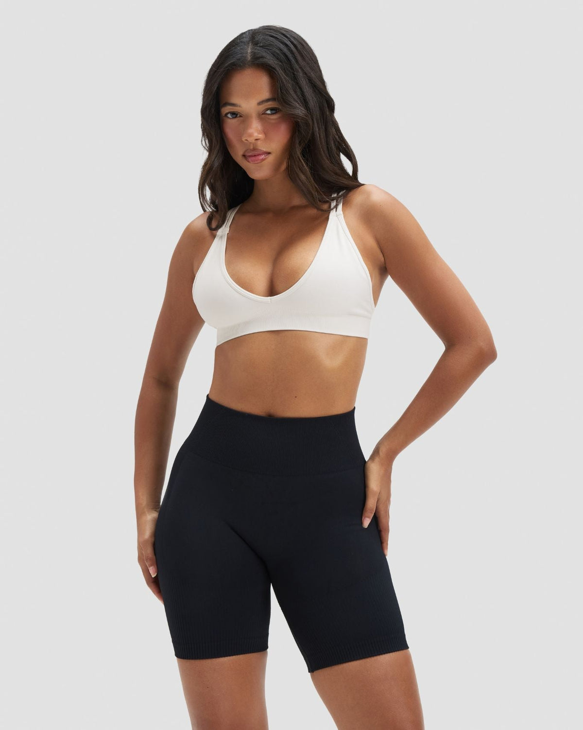 Elevate™ Sculpting High Waist Scrunch Shorts | Night Black