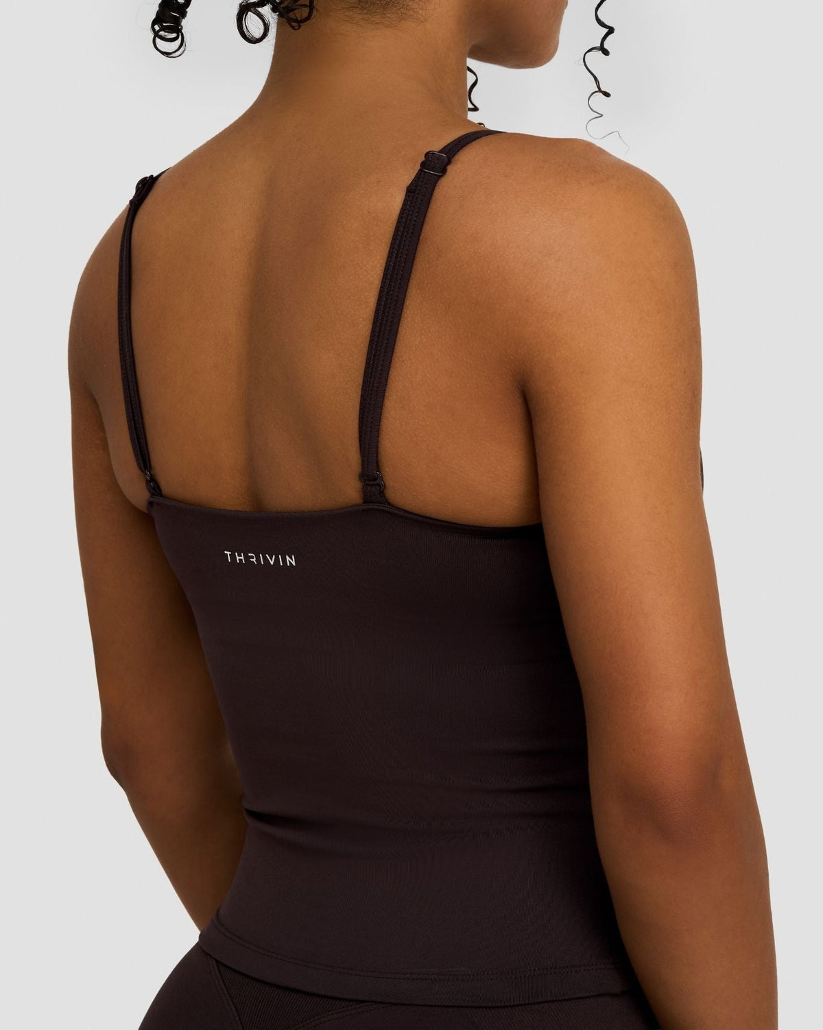 RiseFit Sculpting Seamless Scoop Neck Cami Coffee