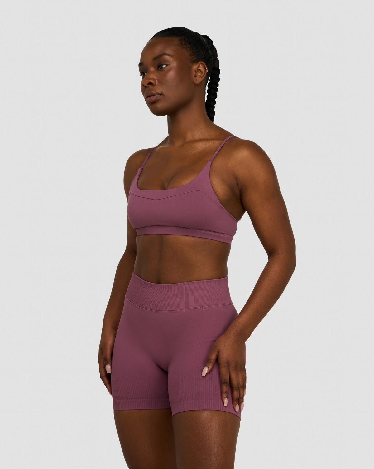 RiseFit Sculpting Seamless Scoop Neck Bra Orchid Mauve