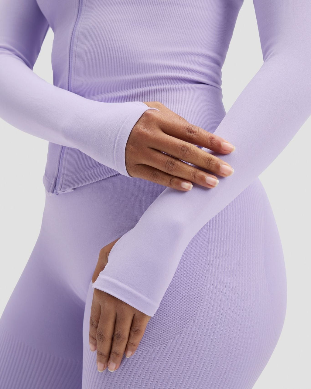 RiseFit Compression Long Sleeve Jacket Lilac