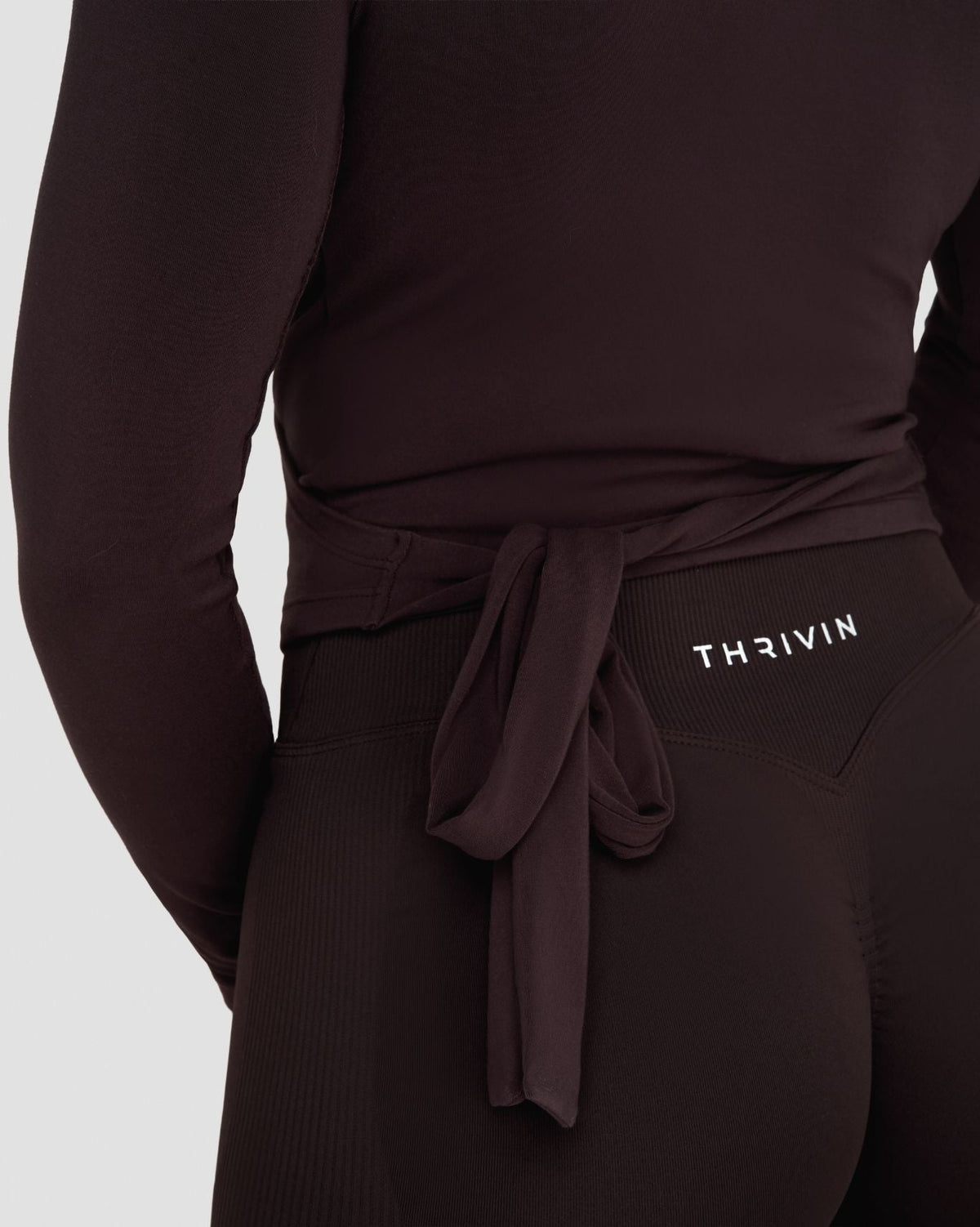 The Essential Collection Wrap Top Coffee