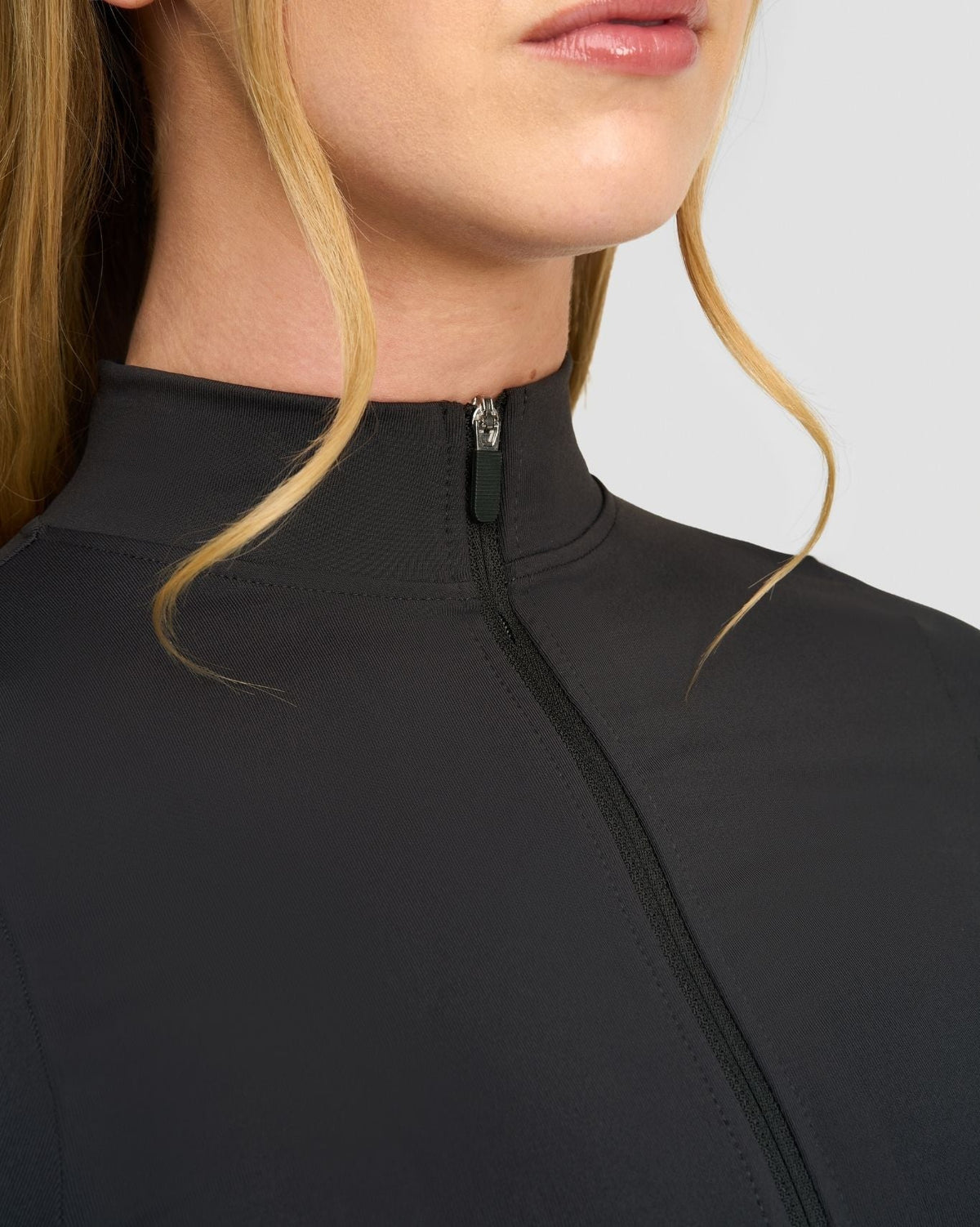 RiseFit Compression Long Sleeve Jacket Charcoal Grey