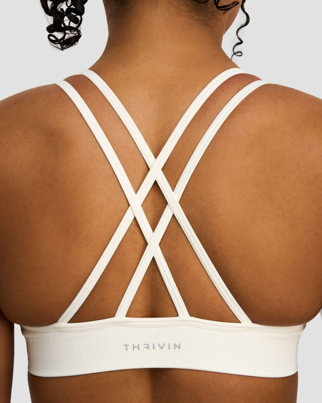 RiseFit Sculpting Seamless High Apex Bra Cream