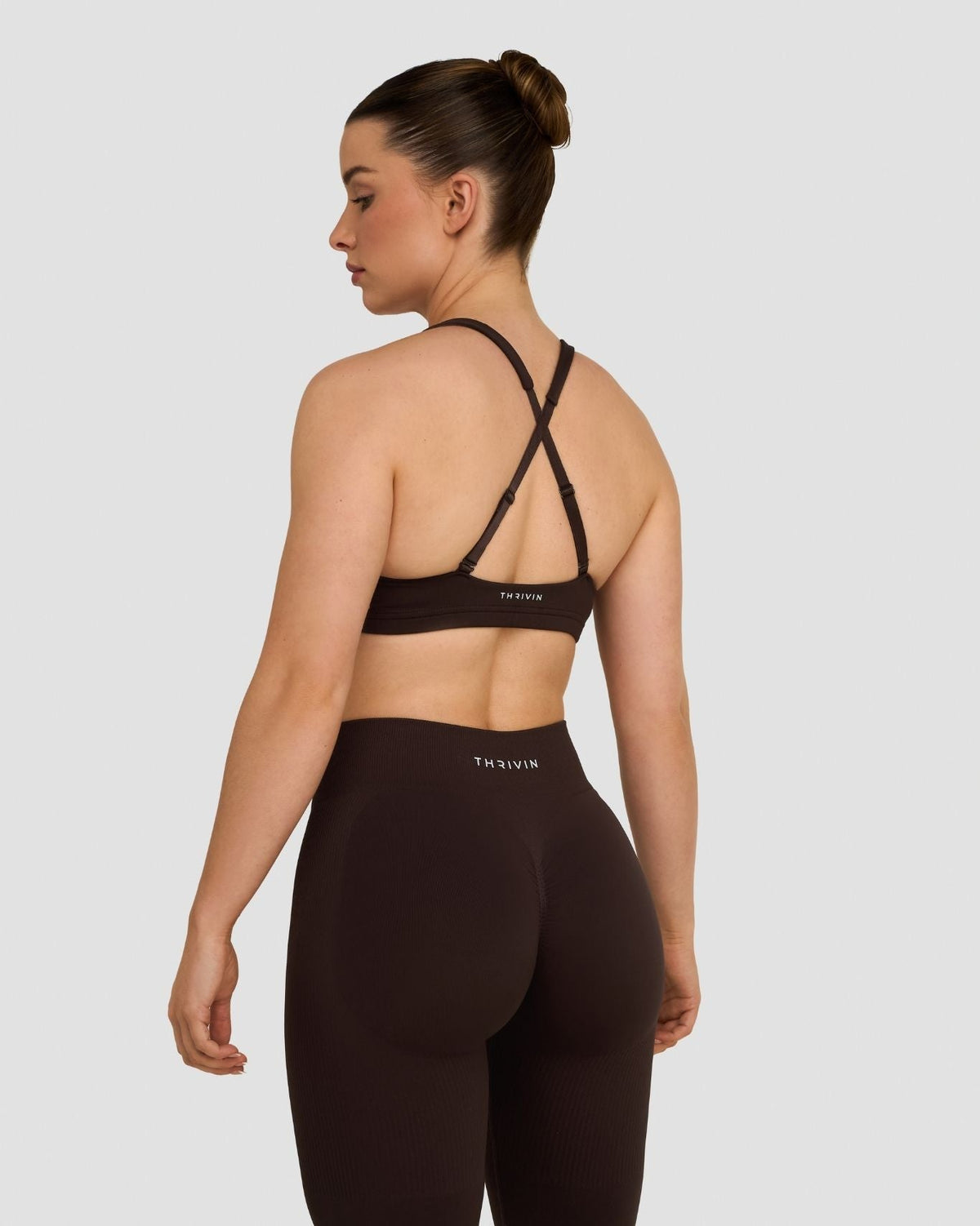 RiseFit Sculpting Medium Impact Multiway Bra Coffee