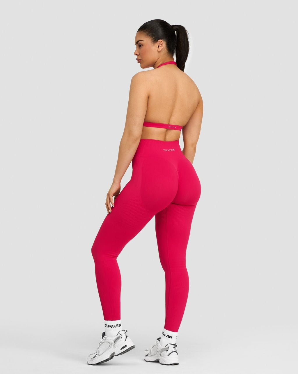 Elevate™ Sculpting High Waist Scrunch Leggings | Strawberry
