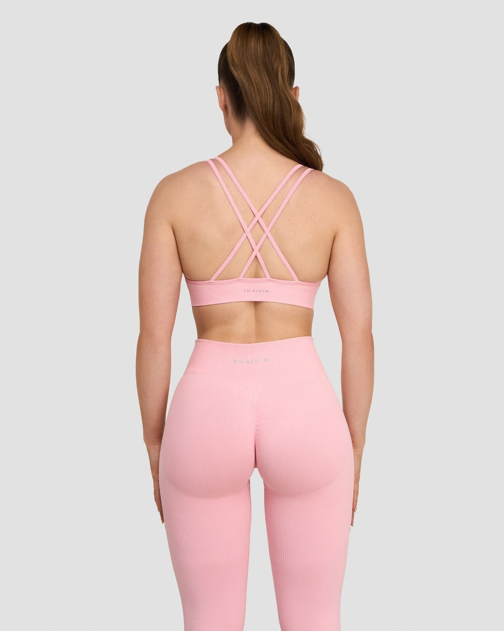 Elevate™ Sculpting Seamless High Apex Bra | Cotton Pink