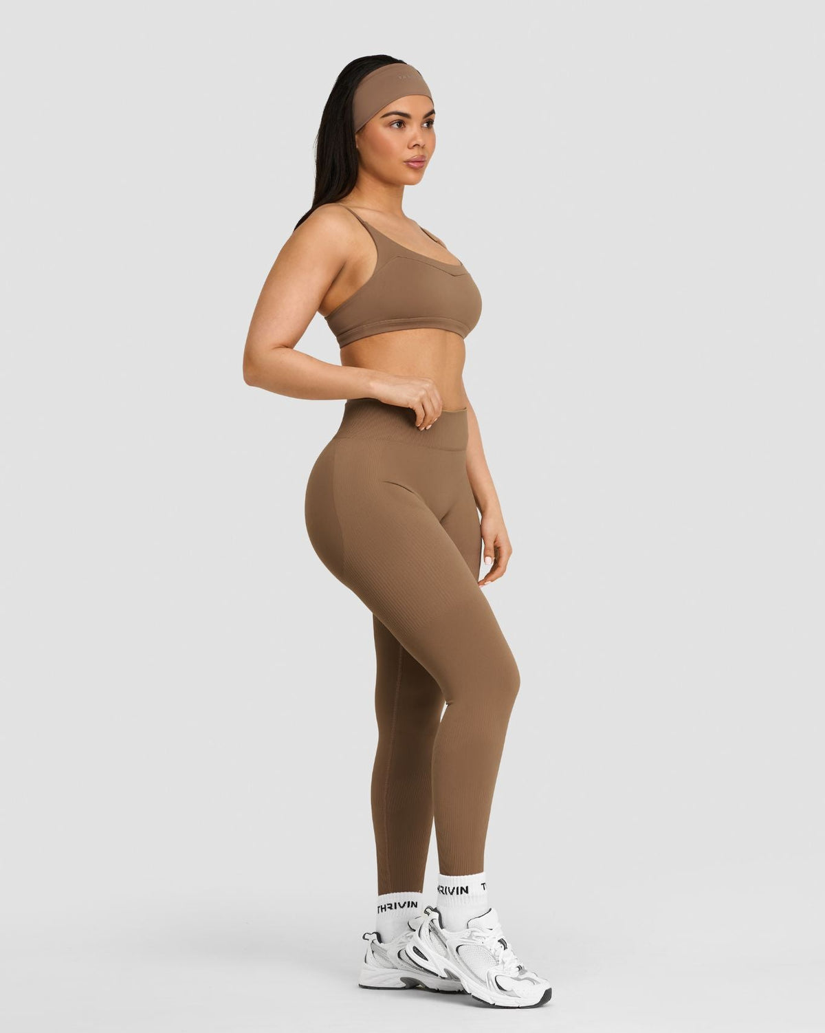 Elevate™ Sculpting Mid Waist Scrunch Leggings | Toffee