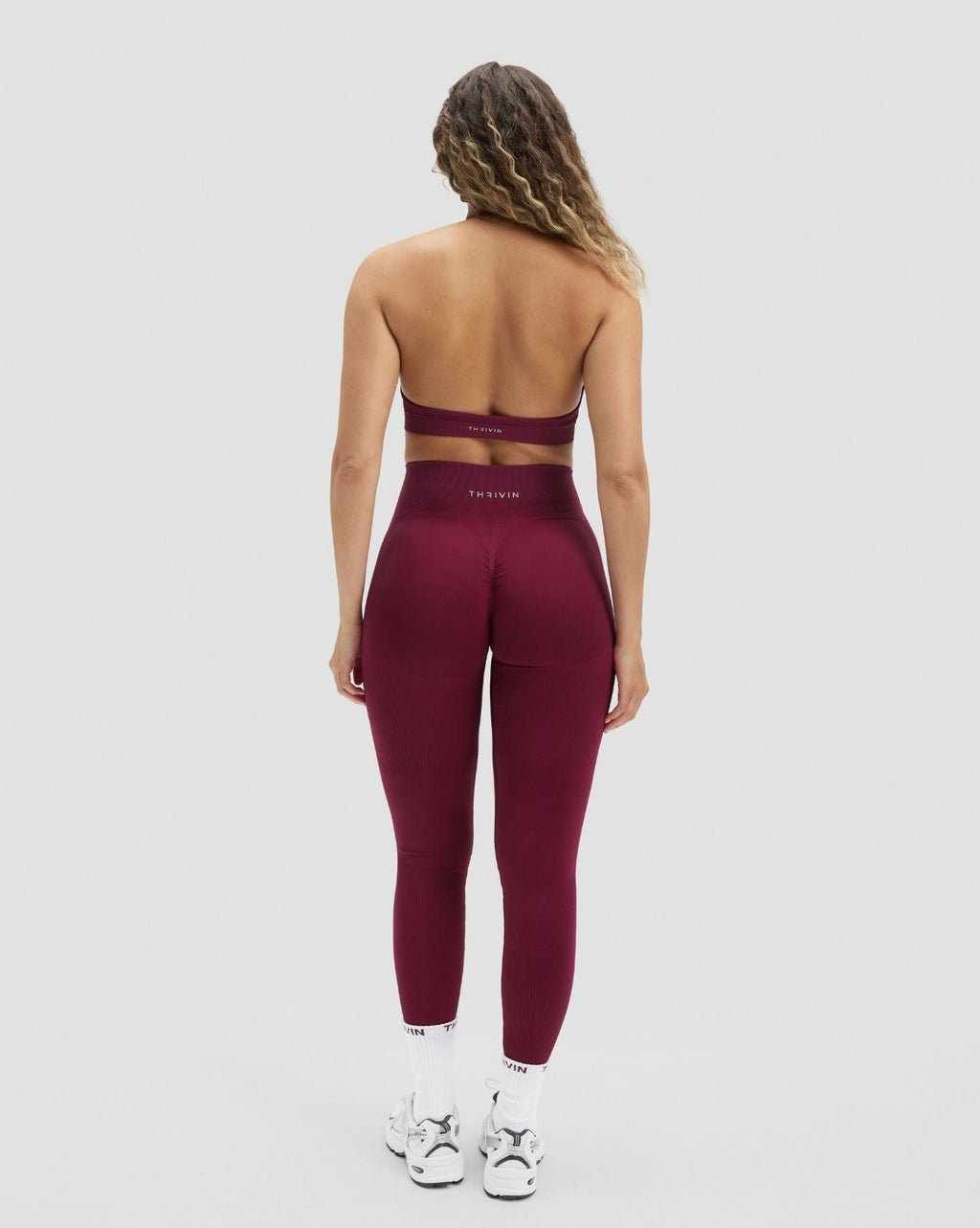 Elevate™ Sculpting High Waist Scrunch Leggings | Cherry Berry
