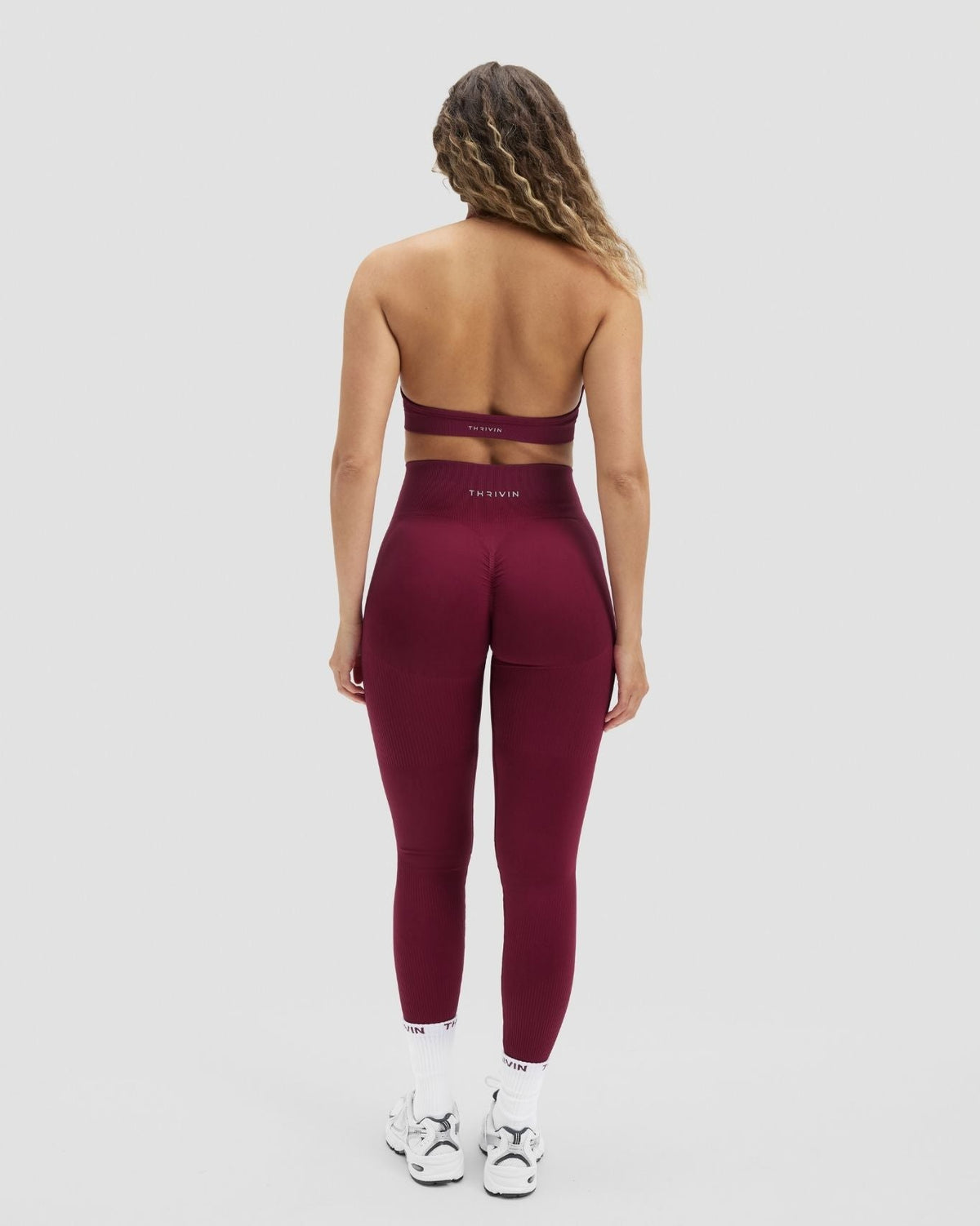Elevate™ Sculpting High Waist Scrunch Leggings | Cherry Berry