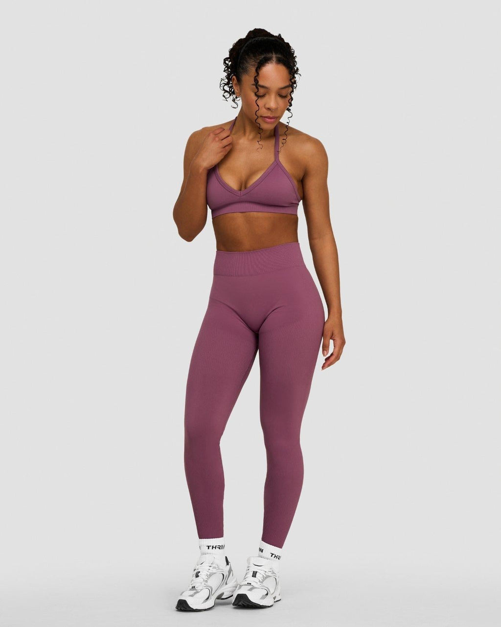Elevate™ Sculpting Mid Waist Scrunch Leggings | Orchid Mauve