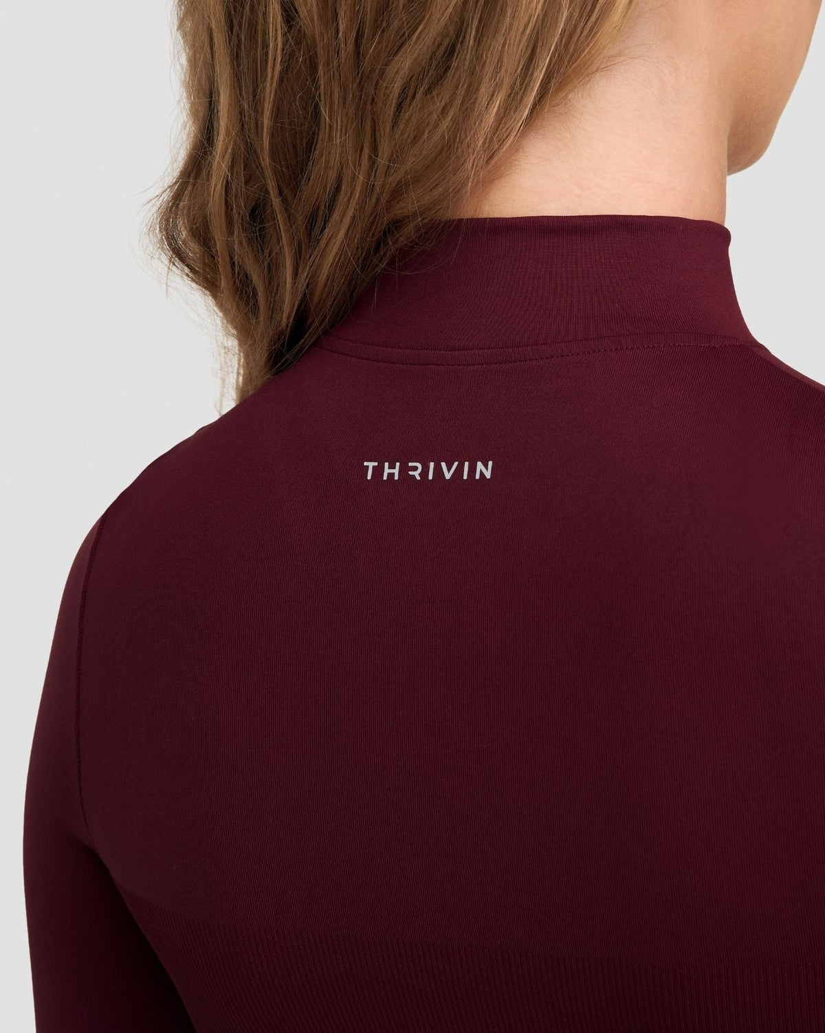 Elevate™ Compression Long Sleeve Jacket | Merlot