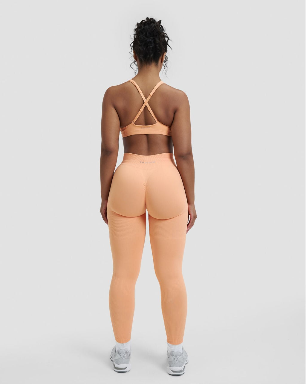 RiseFit Sculpting Mid Waist Scrunch Leggings Melon Ice
