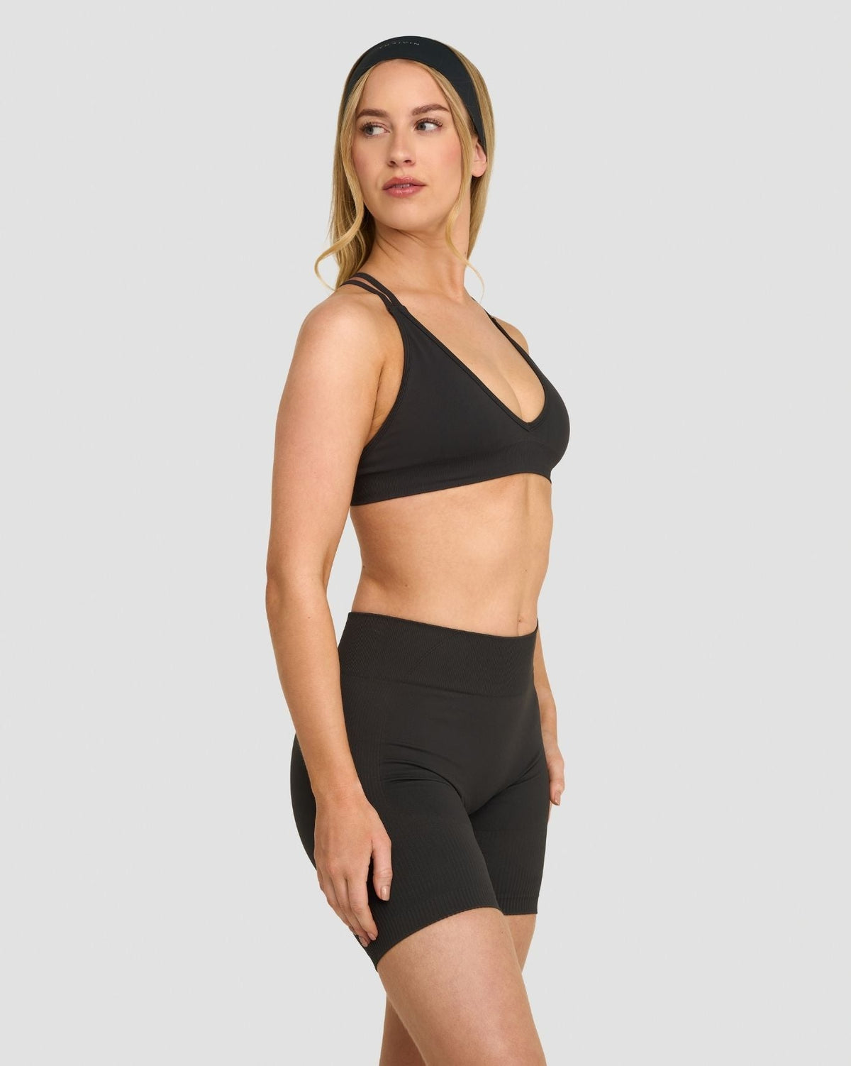 RiseFit Sculpting Seamless High Apex Bra Charcoal Grey