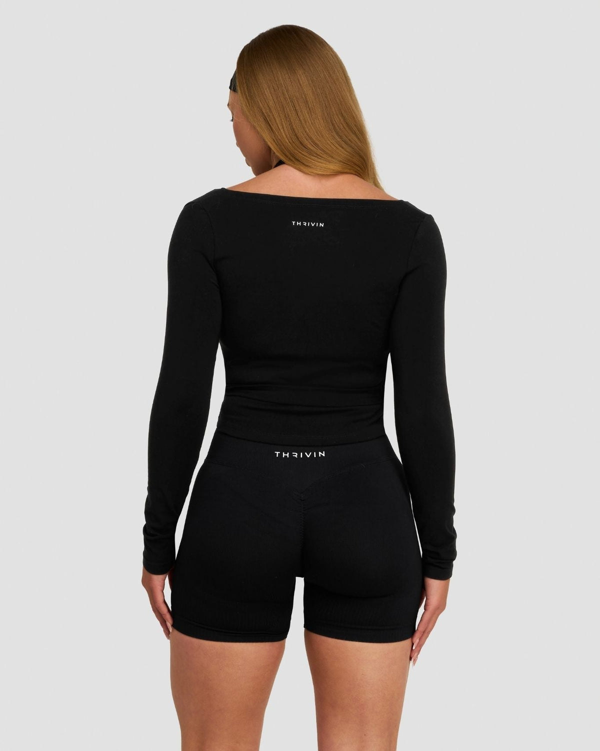 The Essential Collection Wrap Top Night Black