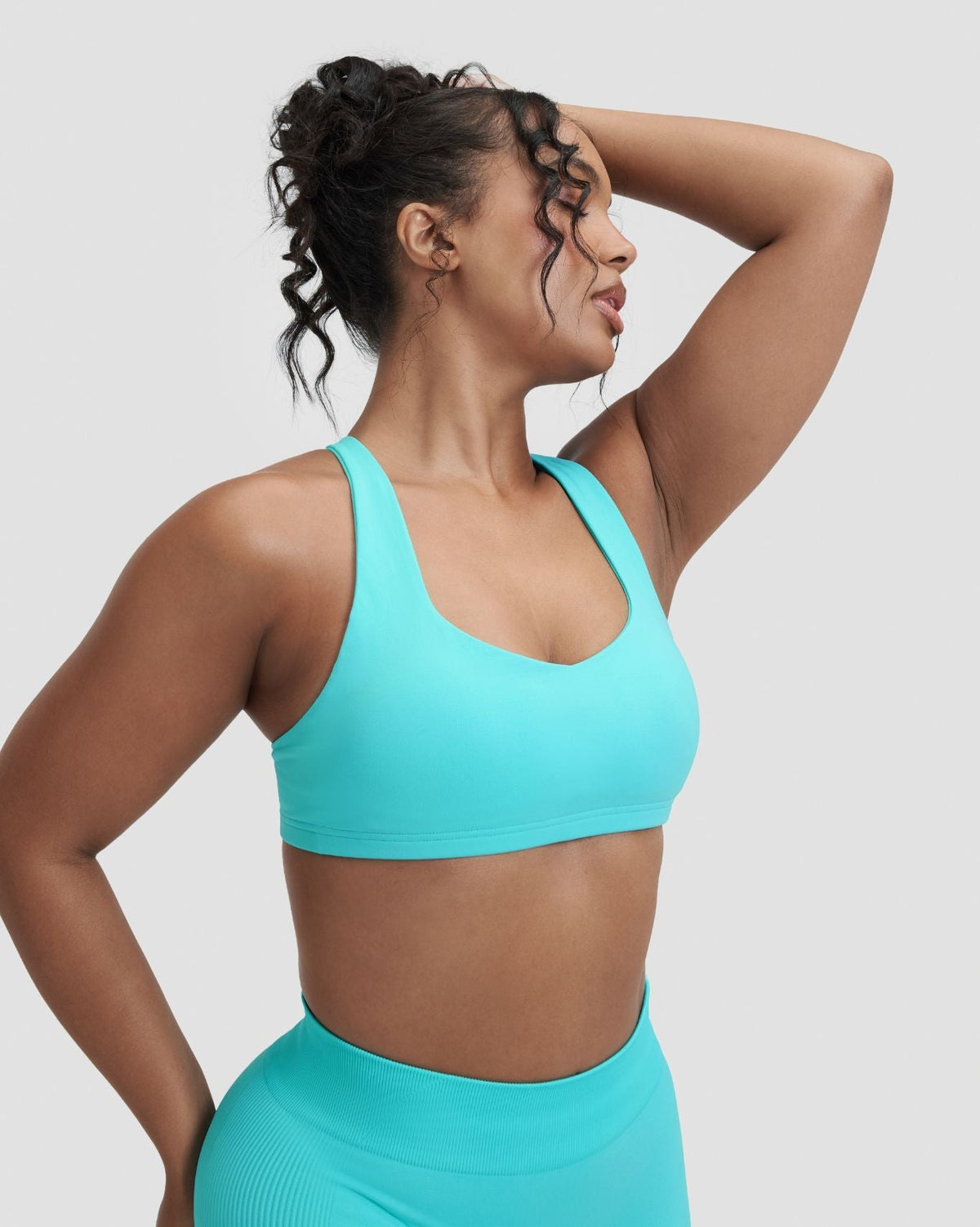 RiseFit Sculpting Medium Impact Multiway Bra Clear Tides