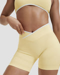 Elevate™ Outline Short Scrunch Shorts | Golden Butter