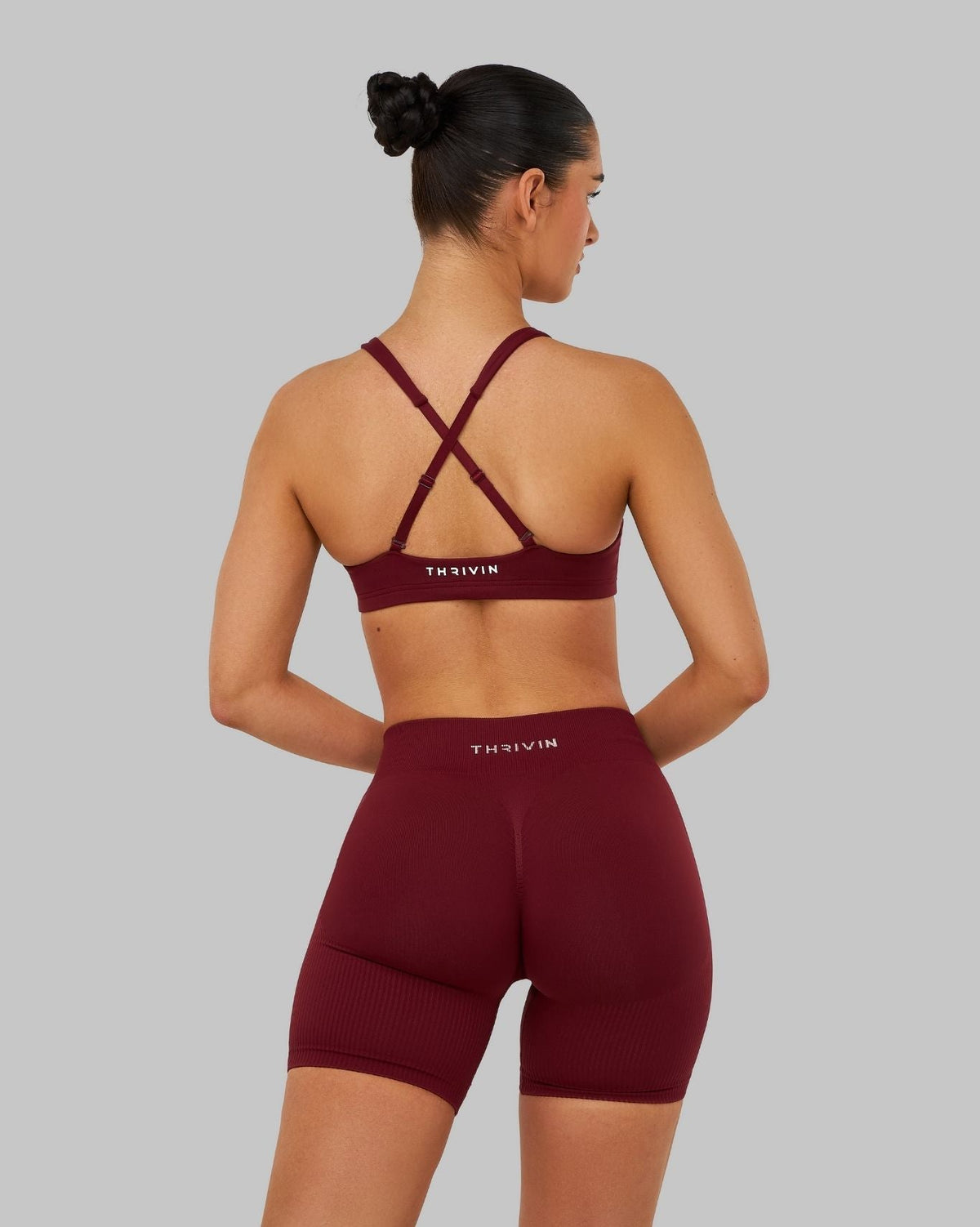 RiseFit Sculpting Medium Impact Multiway Bra Fine Wine