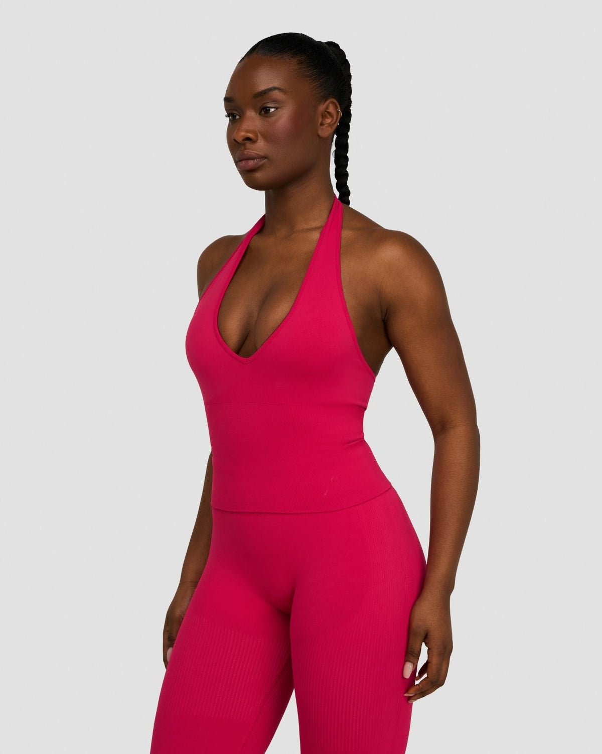 Elevate™ Sculpting Seamless Halterneck Top | Strawberry