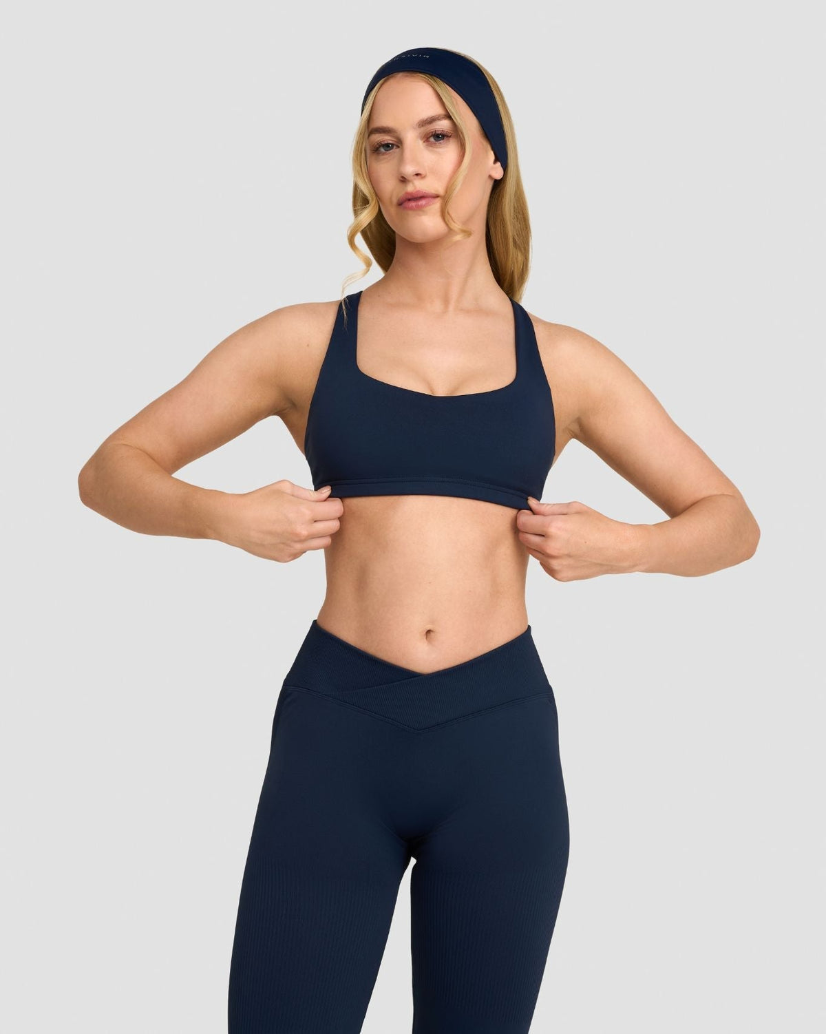 RiseFit Sculpting Medium Impact Multiway Bra Midnight Navy