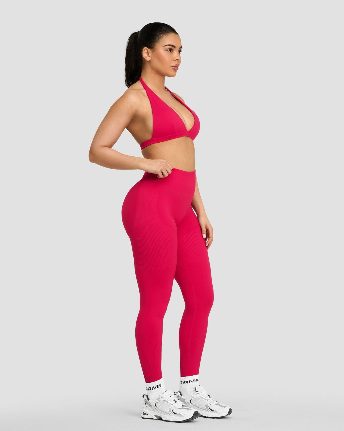 Elevate™ Sculpting High Waist Scrunch Leggings | Strawberry
