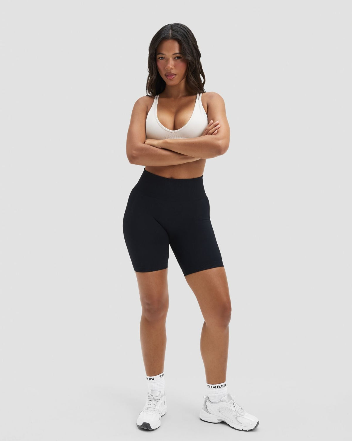 Elevate™ Sculpting High Waist Scrunch Shorts | Night Black