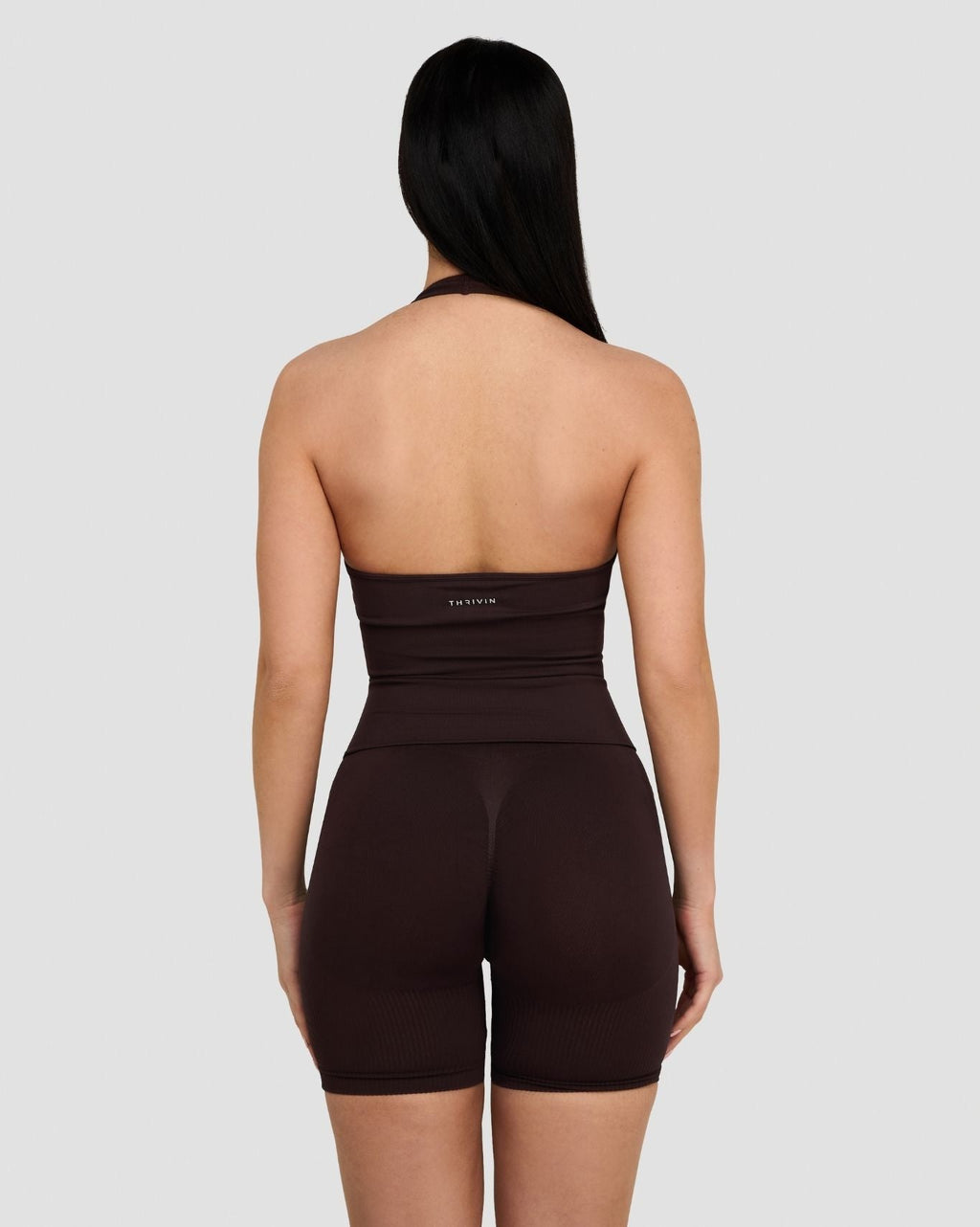 Elevate™ Sculpting Seamless Halterneck Top | Coffee