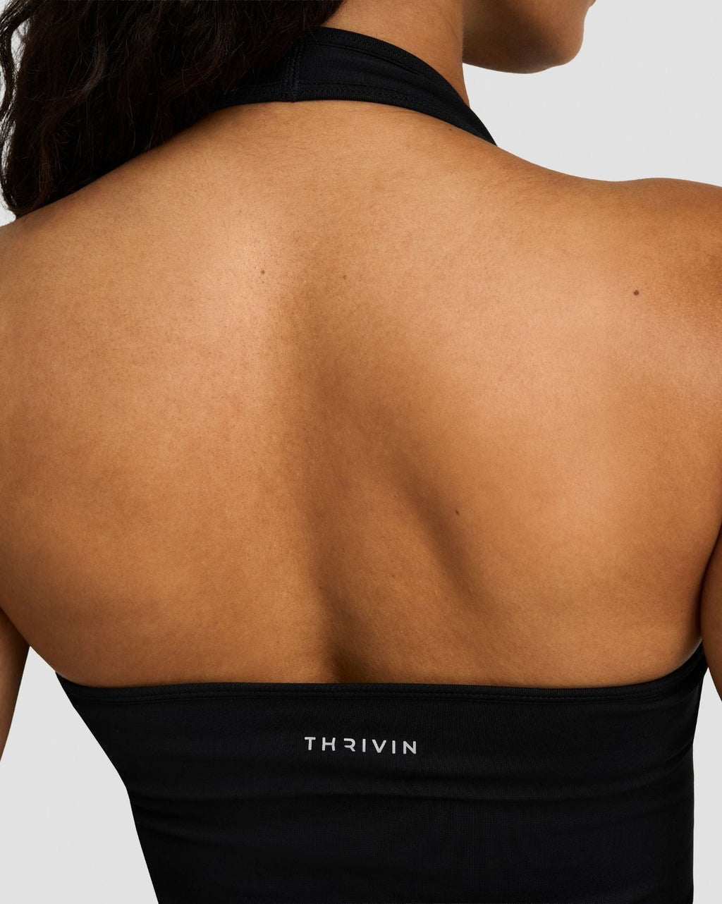 Elevate™ Sculpting Seamless Halterneck Top | Night Black
