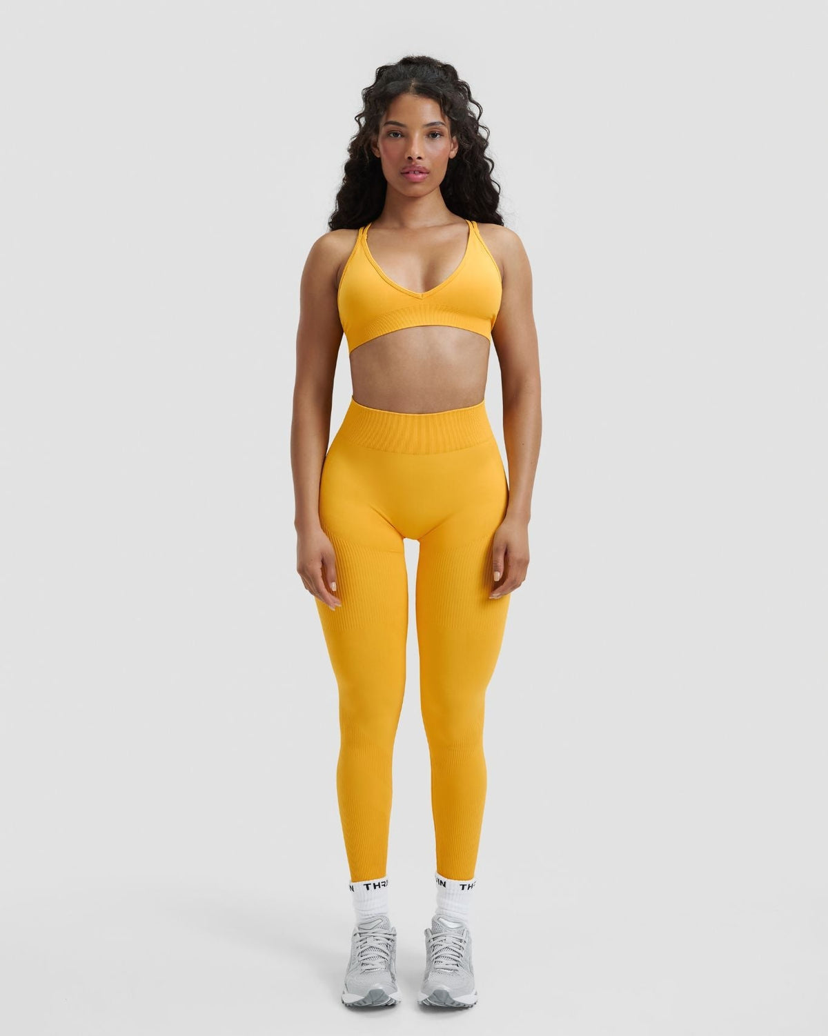 RiseFit Sculpting Mid Waist Scrunch Leggings Banana