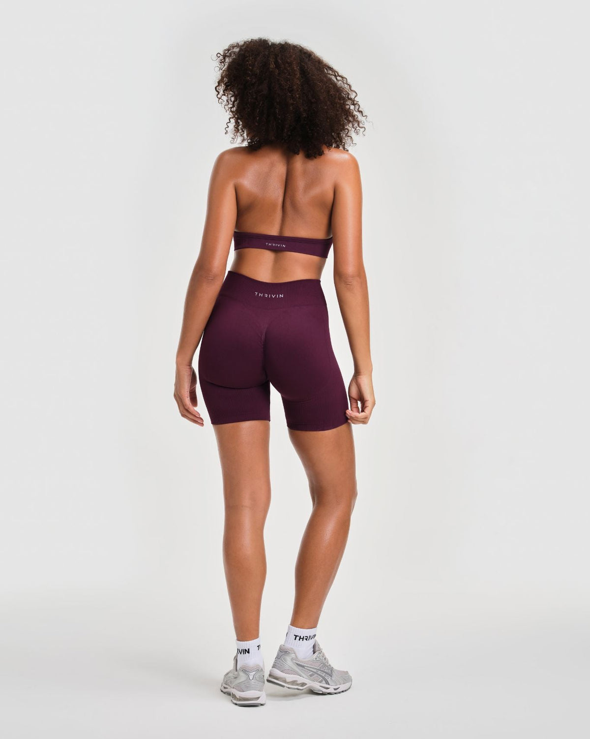 Elevate™ Sculpting Seamless Adjustable Halter Bra | Winter Plum