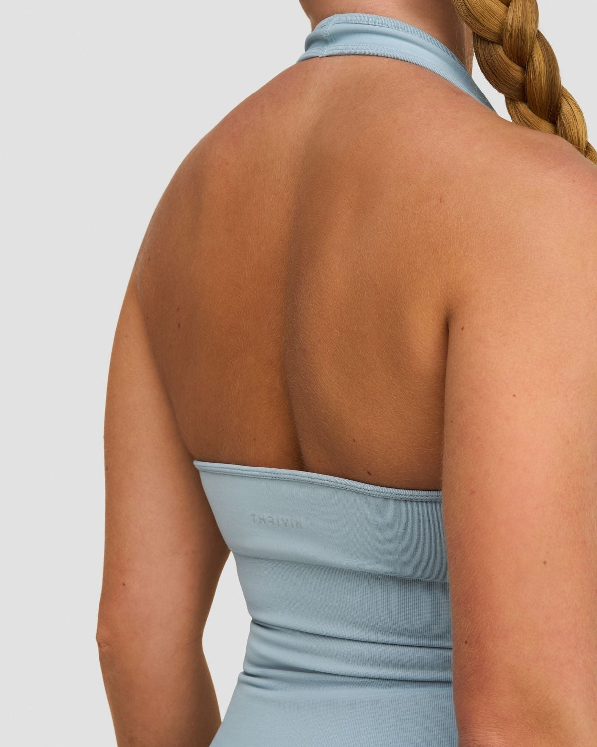 Elevate™ Sculpting Seamless Halterneck Top | Blue Haze