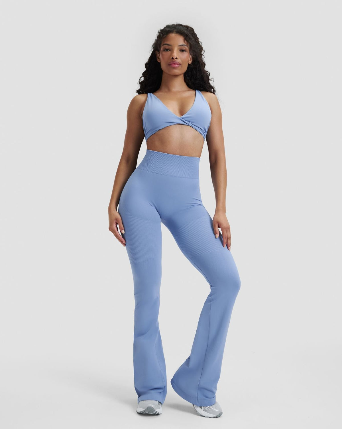 RiseFit Sculpting High Waist Flare Leggings Endless Sky