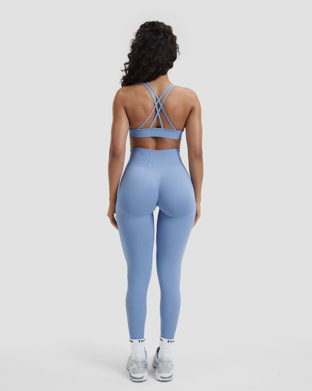 RiseFit Sculpting High Waist Scrunch Leggings Endless Sky