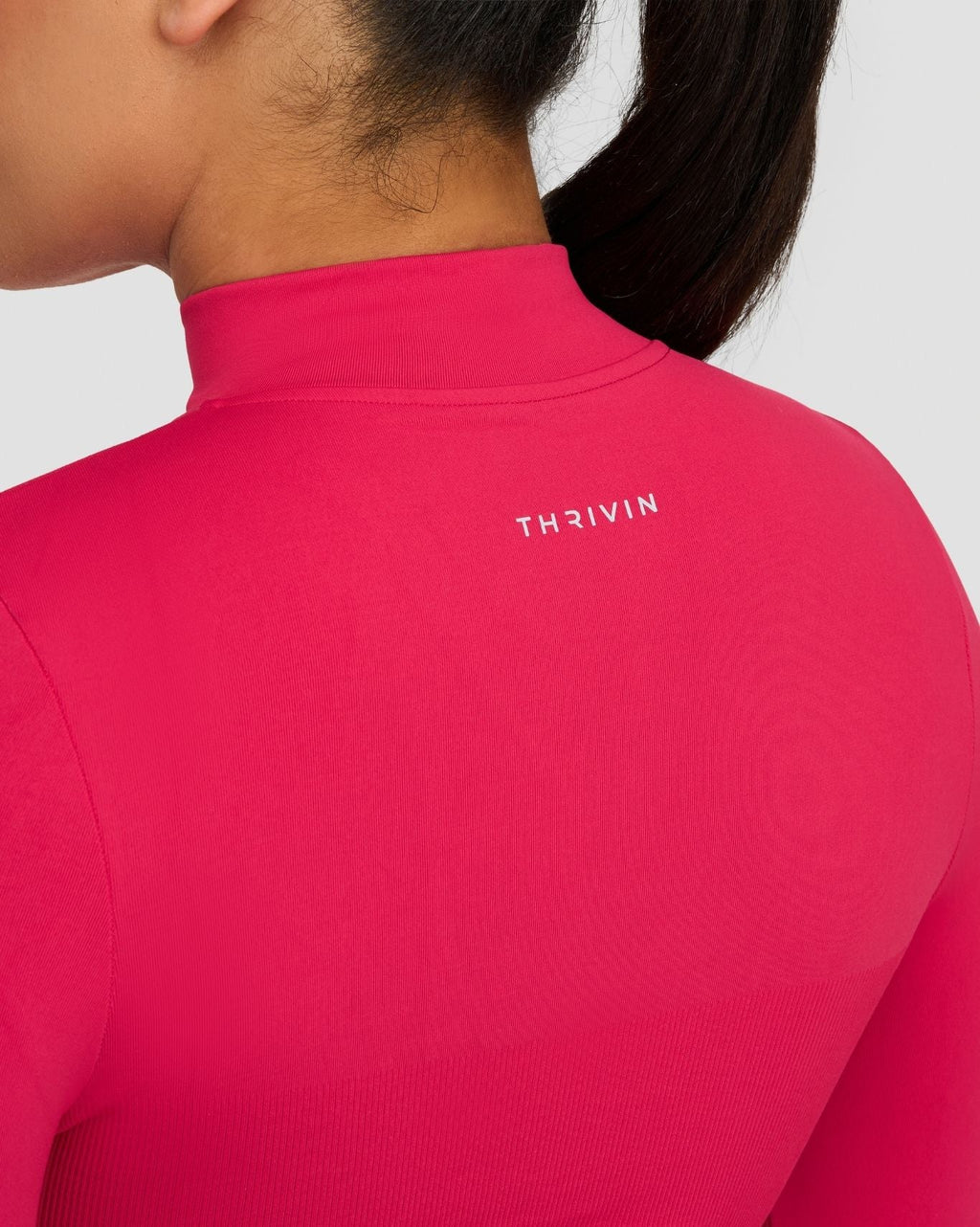 Elevate™ Compression Long Sleeve Jacket | Strawberry