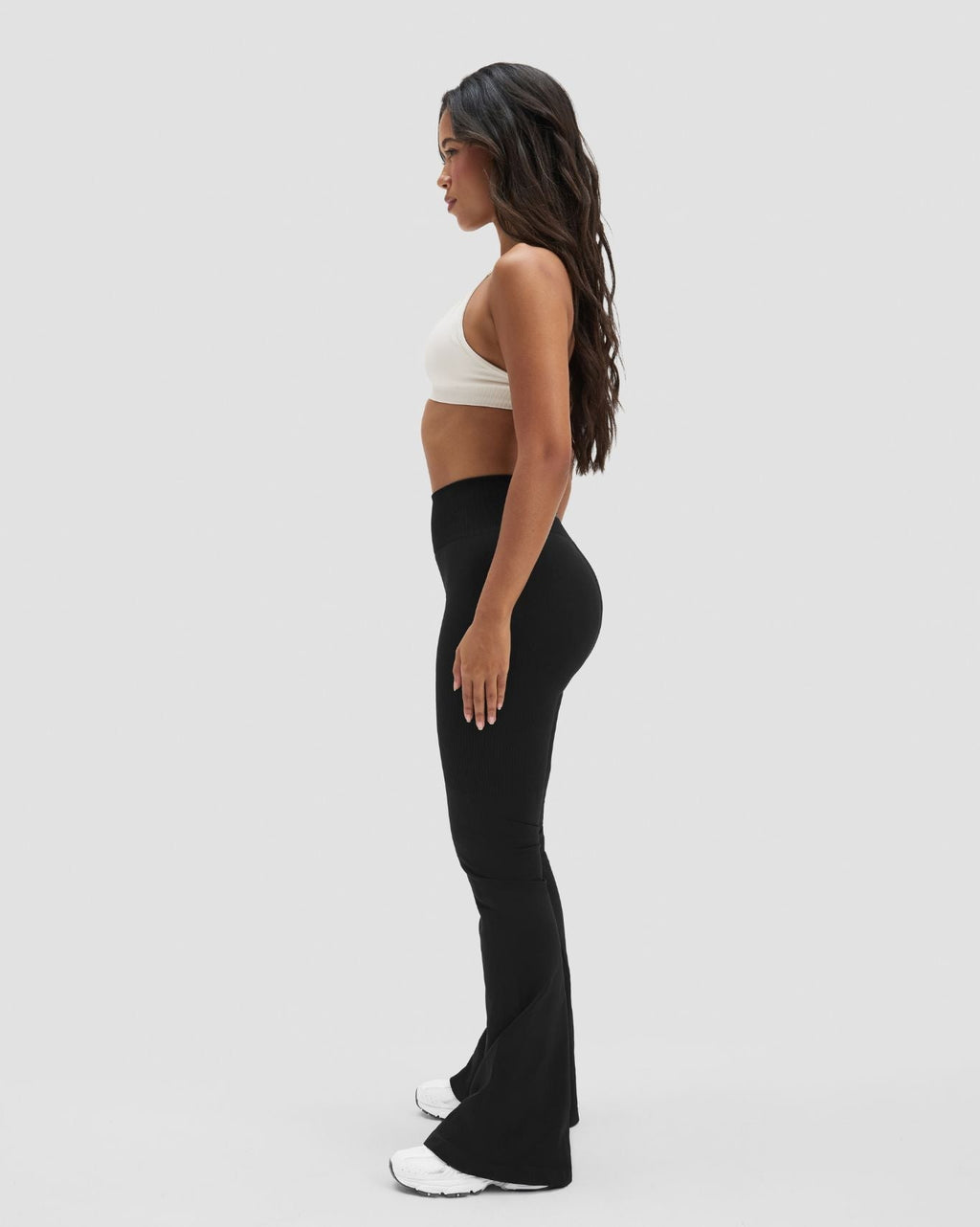 RiseFit Sculpting High Waist Flare Leggings Night Black