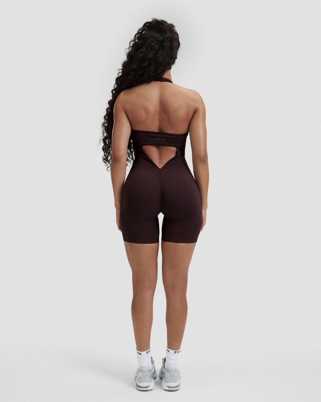 RiseFit Sculpting Halterneck All In One Coffee
