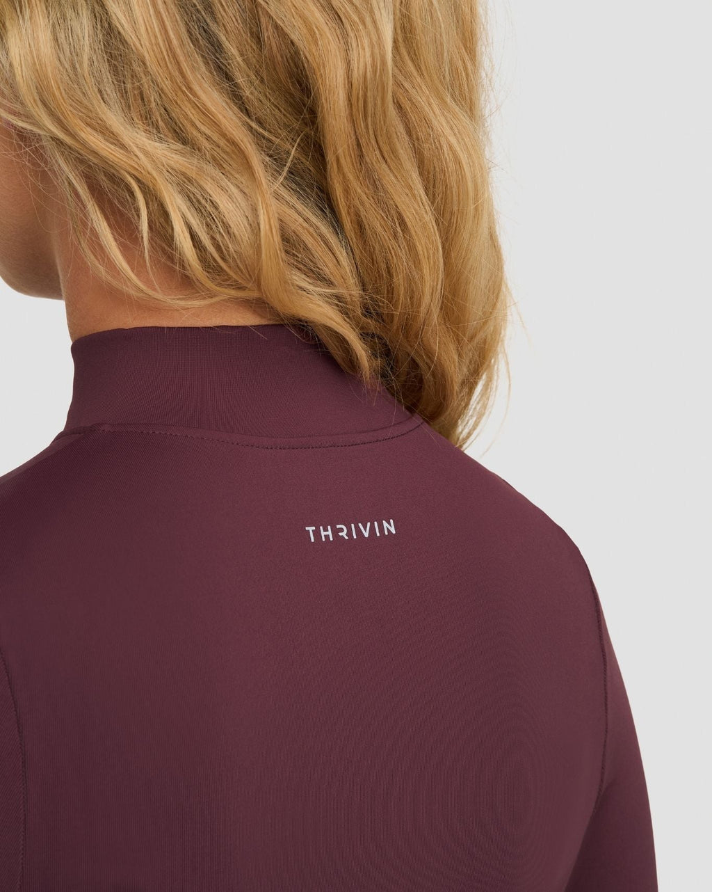 RiseFit Compression Long Sleeve Jacket Dark Mauve
