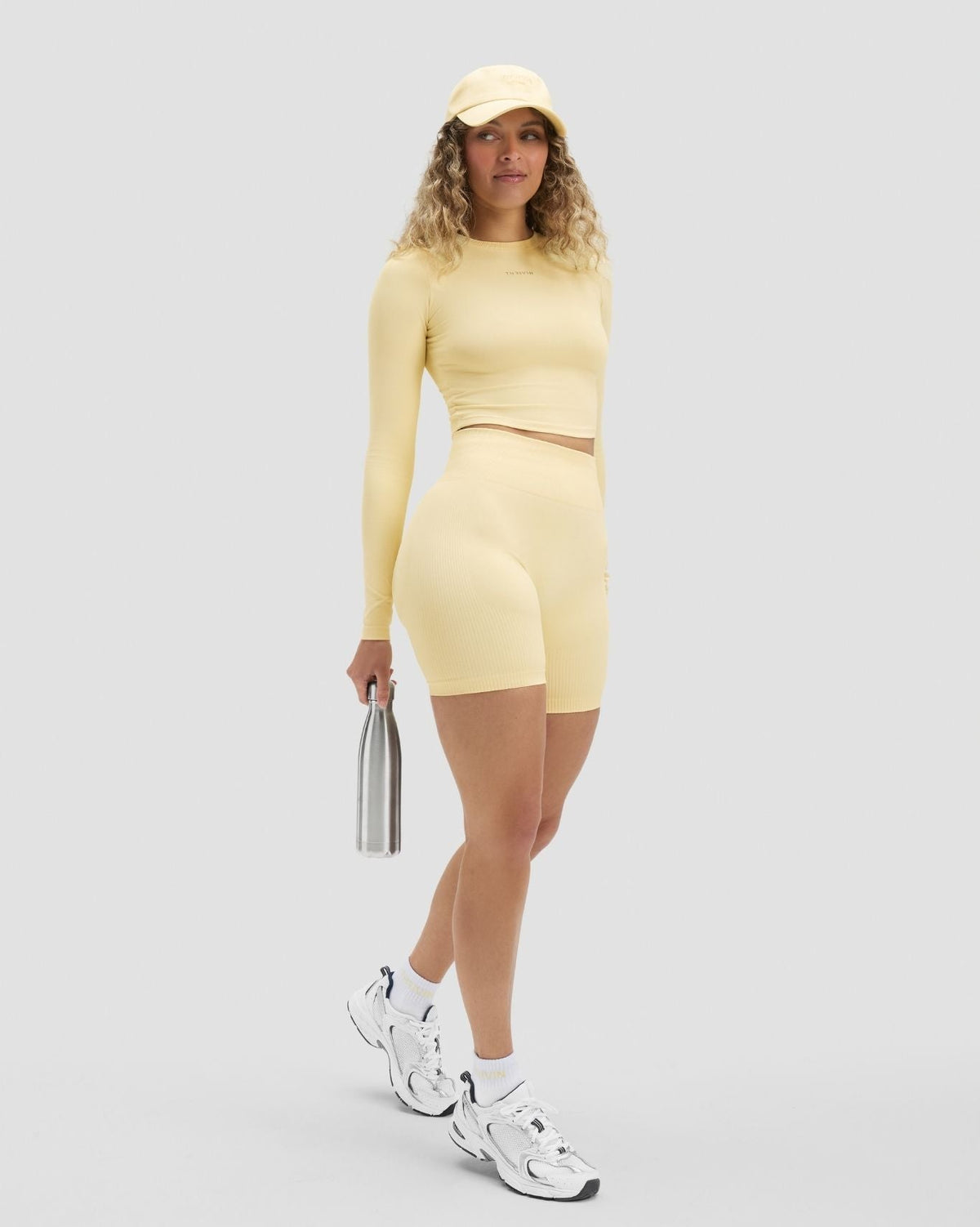 Elevate™ Sculpting High Waist Scrunch Shorts | Golden Butter