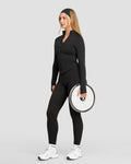 Elevate™ Compression Long Sleeve Jacket | Charcoal Grey