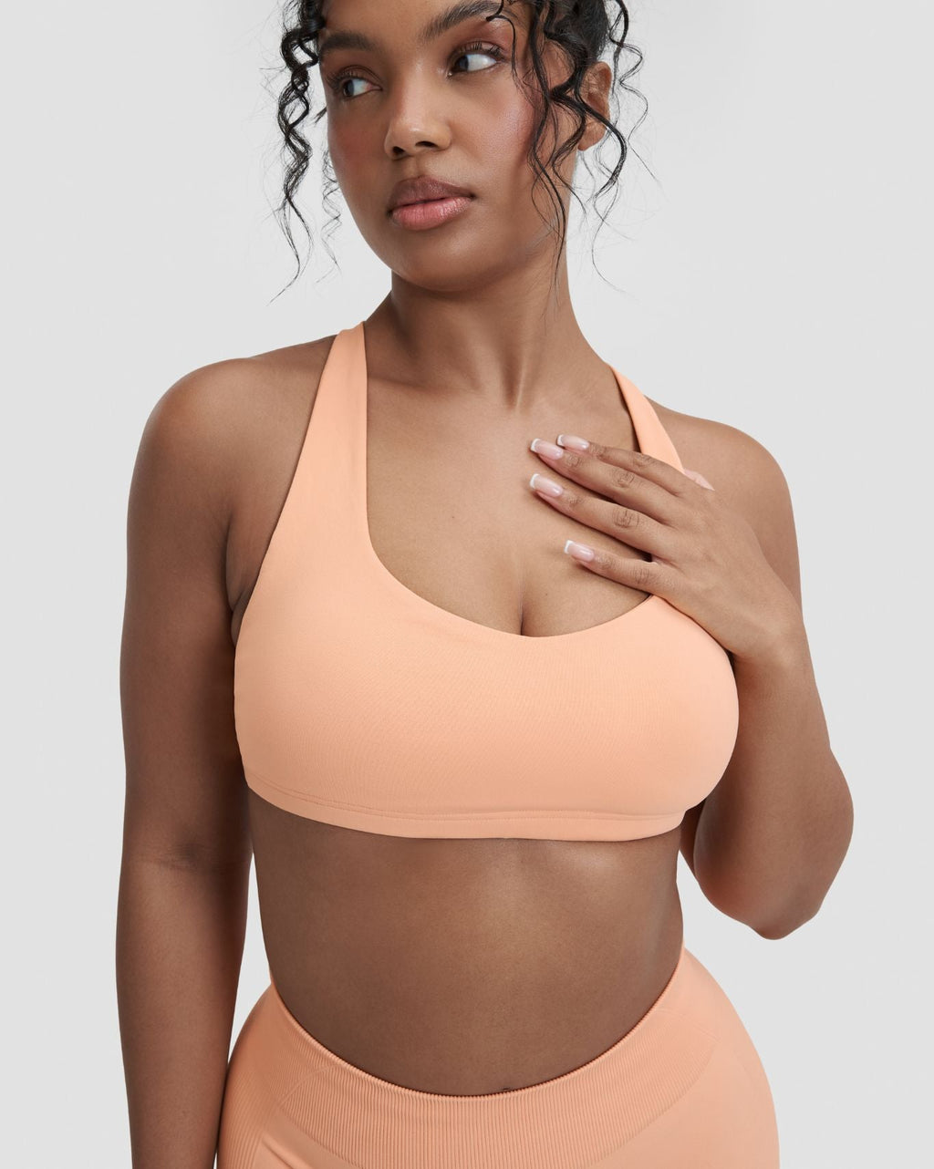 RiseFit Sculpting Medium Impact Multiway Bra Melon Ice