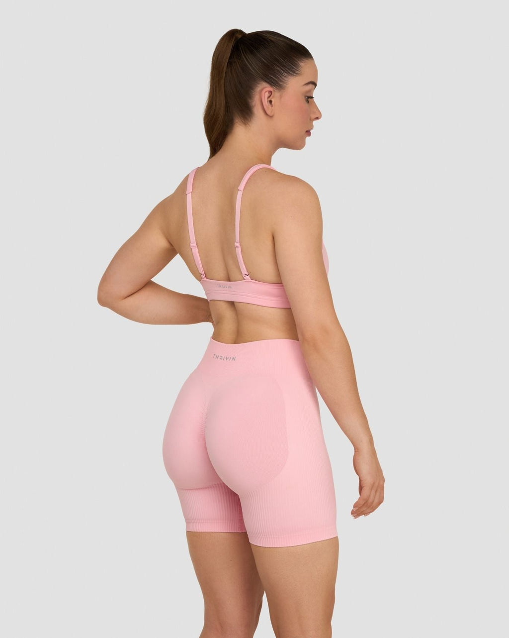 Elevate™ Sculpting Medium Impact Multiway Bra | Cotton Pink