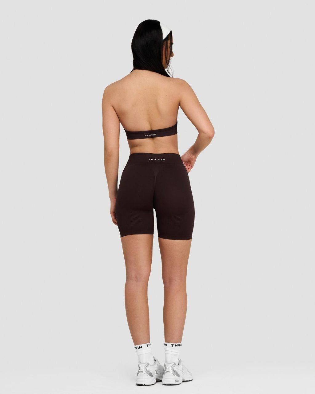 Elevate™ Sculpting Seamless Adjustable Halter Bra | Coffee