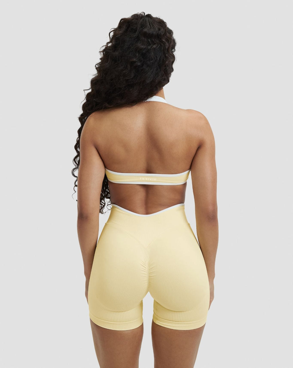 RiseFit Outline Halterneck Bra Golden Butter