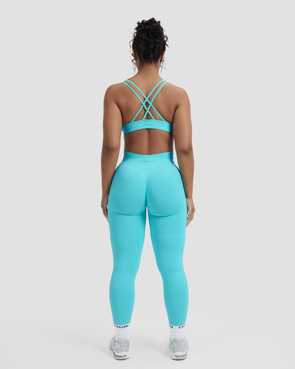 Elevate™ Sculpting Mid Waist Scrunch Leggings | Clear Tides