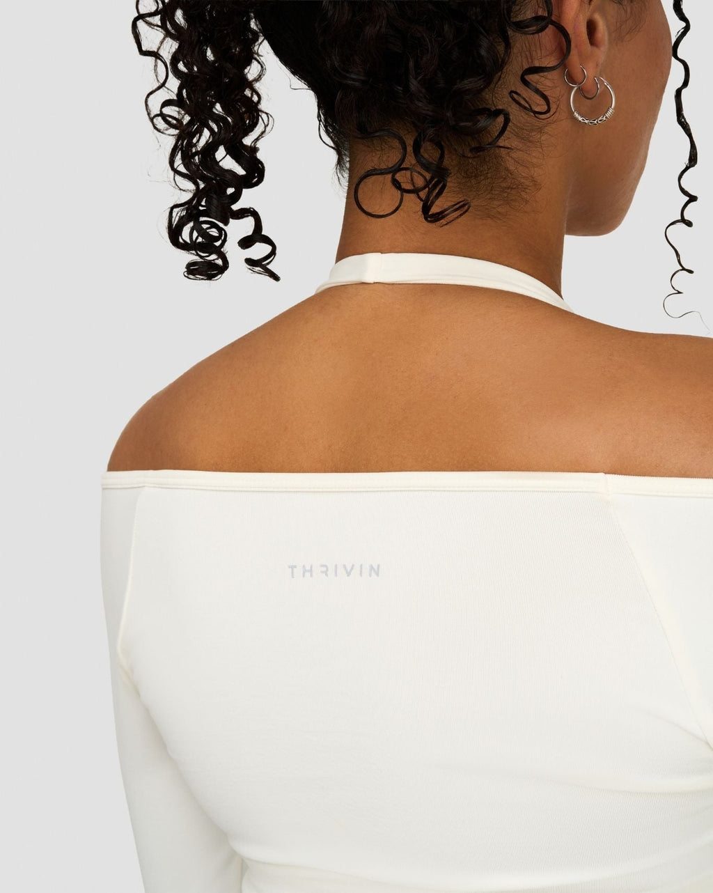 Elevate™ Sculpting Seamless V-Neck Top | Cream