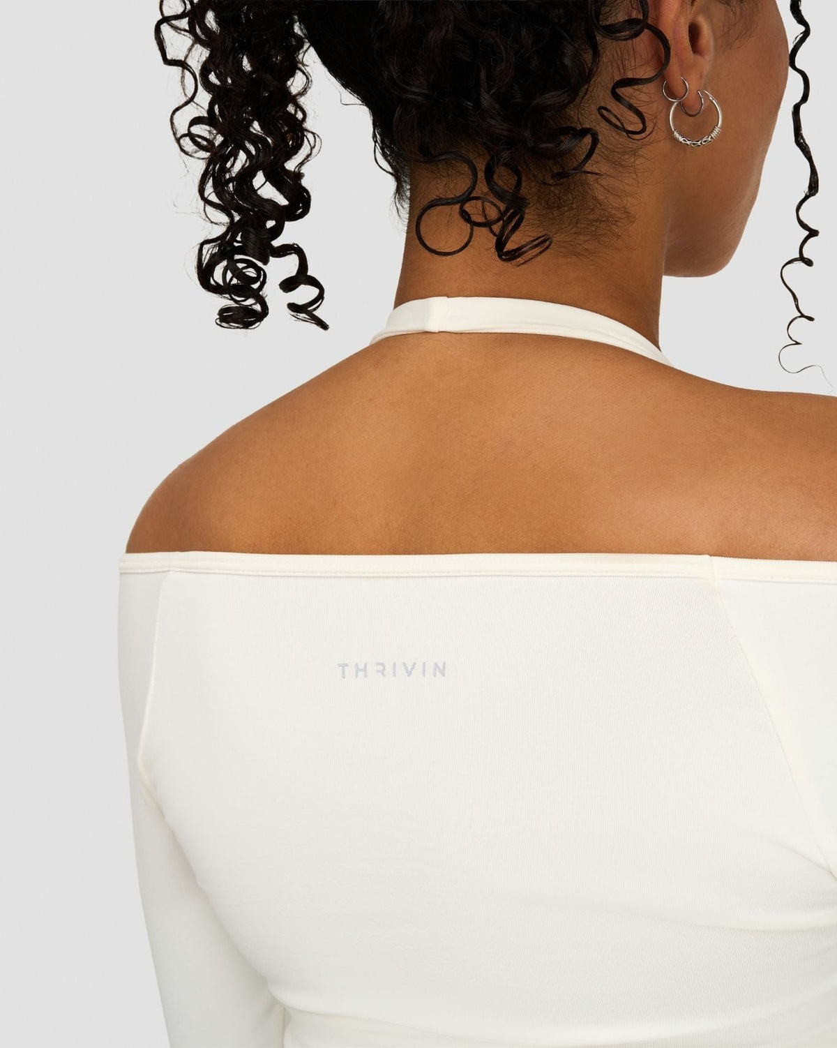Elevate™ Sculpting Seamless V-Neck Top | Cream