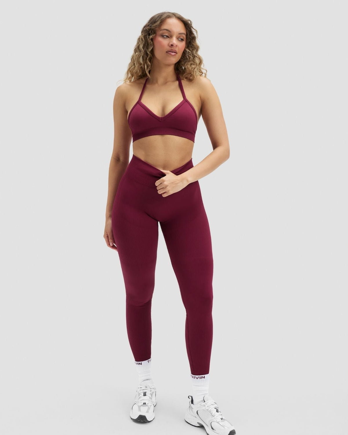 Elevate™ Sculpting High Waist Scrunch Leggings | Cherry Berry