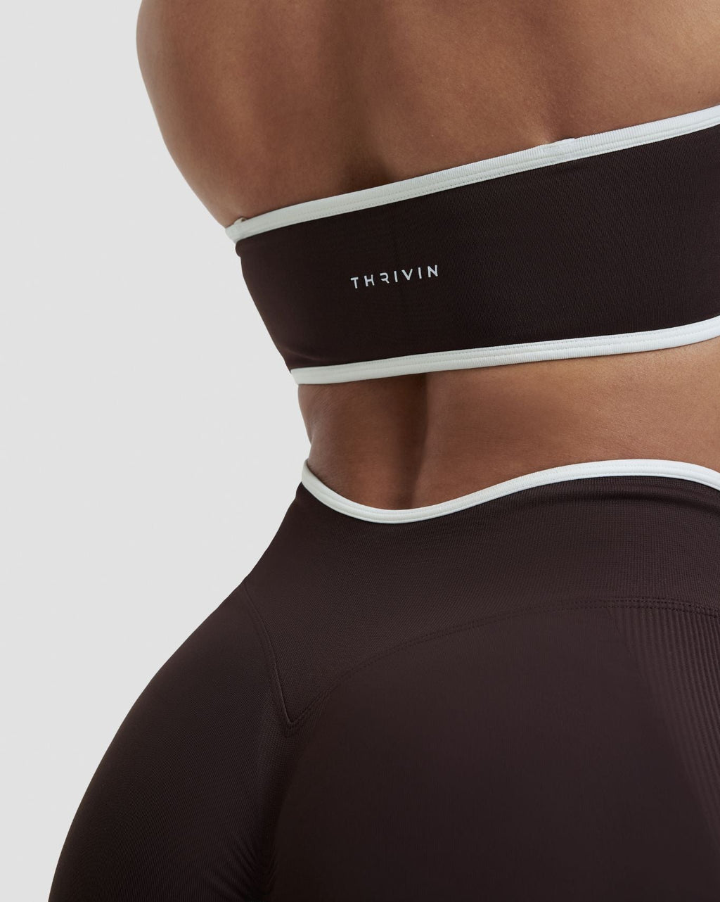 RiseFit Outline Bandeau Bra Coffee