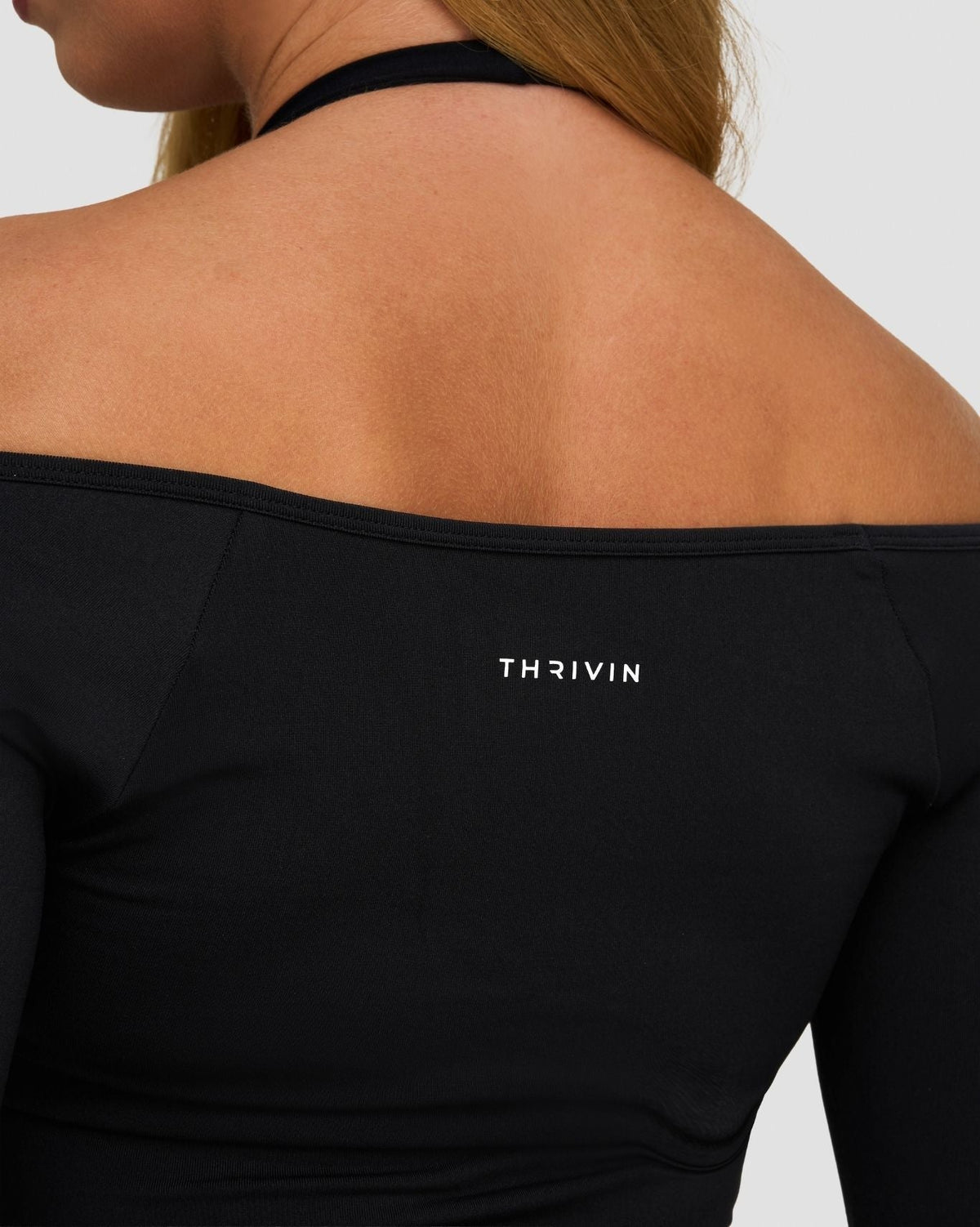 RiseFit Sculpting Seamless V-Neck Top Night Black
