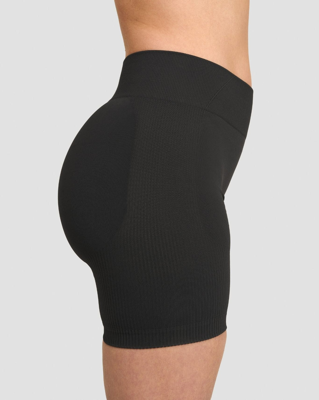 Elevate™ Sculpting Mid Waist Scrunch Shorts | Charcoal Grey