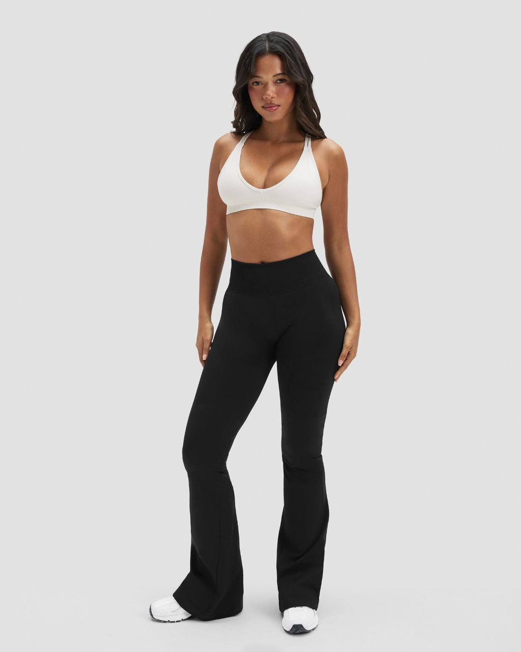 Elevate™ Sculpting High Waist Flare Leggings | Night Black
